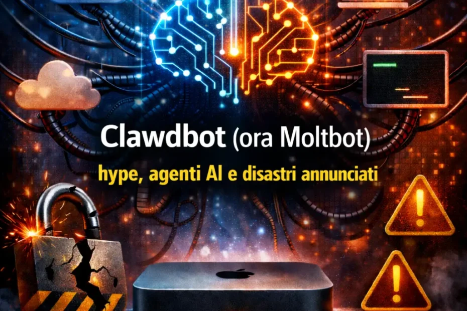 Clawdbot (ora Moltbot): hype, agenti AI e disastri annunciati